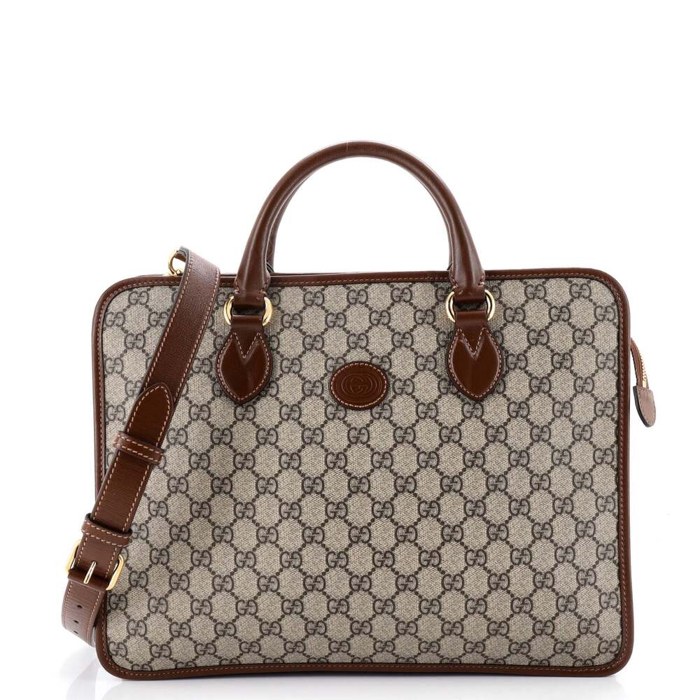 Gucci Interlocking G Patch Briefacase #210281g18b - image 1